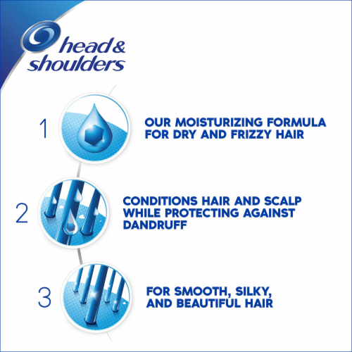 Head & Shoulders Smooth & Silky Hair & Scalp Dandruff Conditioner Perspective: right