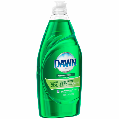 Dawn Ultra Apple Blossom Scent Antibacterial Hand Soap Dishwashing Liquid Perspective: right