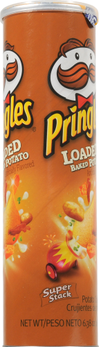Pringles Loaded Baked Potato Potato Crisps Perspective: right