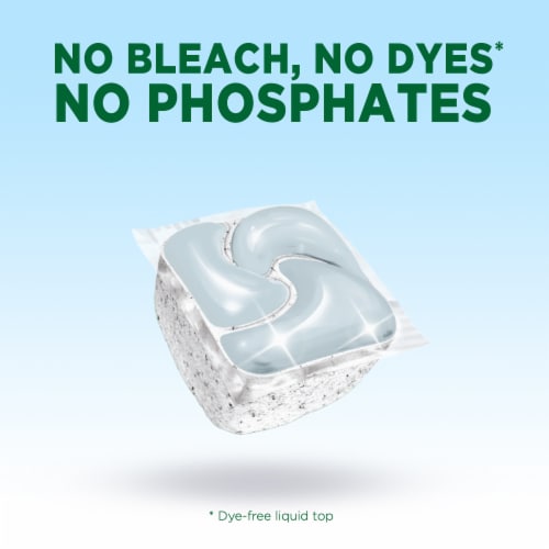 Cascade Free & Clear ActionPacs Lemon Essence Scent Dishwasher Detergent Perspective: right