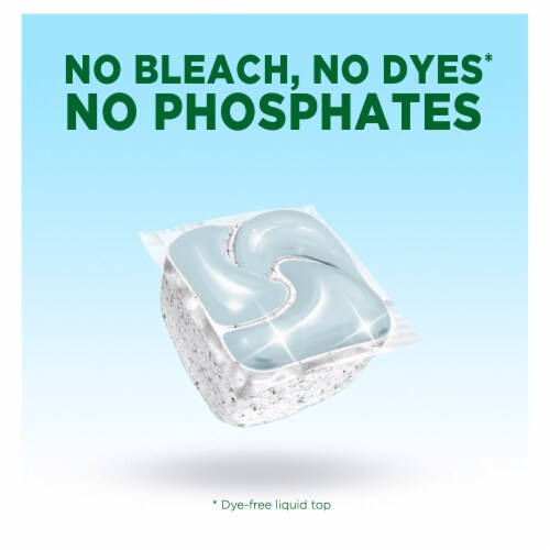 Cascade® Free & Clear Lemon Essence Dishwasher Detergent ActionPacs Perspective: right