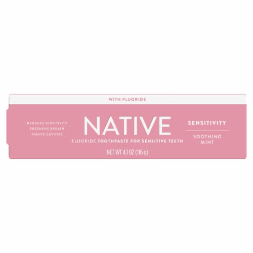 Native Charcoal with Mint Fluoride Toothpaste Perspective: right