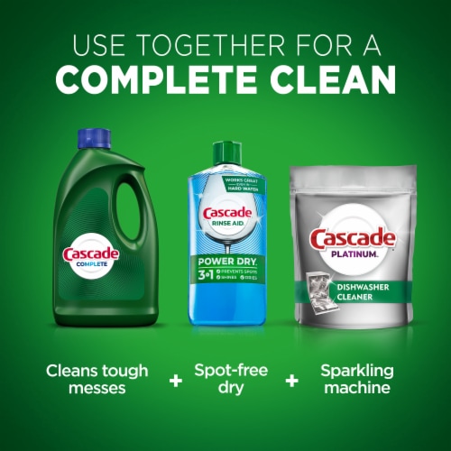 Cascade Complete Fresh Scent Gel Dishwasher Detergent Perspective: right
