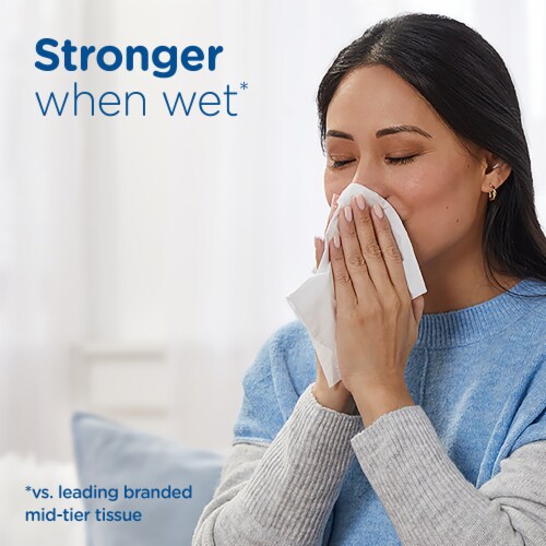 Puffs Ultra Soft Family Facial Tissues Perspective: right