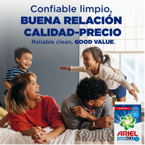 Ariel Ultra Oxi Powder Laundry Detergent Perspective: right