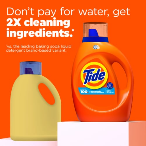 Tide Clean Breeze Liquid Laundry Detergent Perspective: right