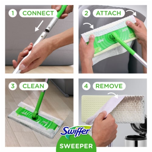 Swiffer Sweeper Pet Dry and Wet Starter Kit Perspective: right