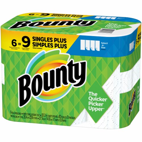 Bounty Select-A-Size Paper Towels, 6 rolls - Fry's Food Stores