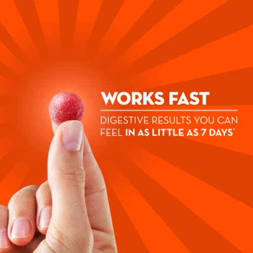 Align Advanced Prebiotic Fast-Acting Biotic Supplement Gummies Perspective: right