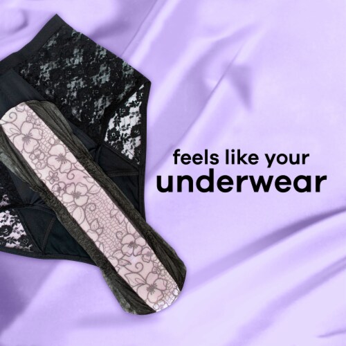 Always Discreet Boutique Incontinence Liners for Women Very Light Absorbency Long Length Perspective: right