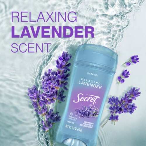 Secret Fresh Refreshing Lavender Clear Gel and Deodorant Perspective: right