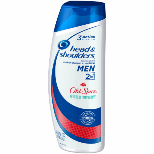 Head & Shoulders Men Old Spice Pure Sport 2-in-1 Anti-Dandruff Shampoo + Conditioner Perspective: right