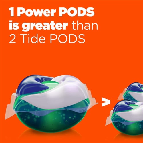 Tide Power PODs Hygienic Clean Heavy Duty Original Liquid Laundry Detergent Pacs Perspective: right