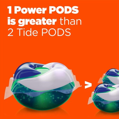 Tide Power PODs Hygienic Clean Heavy Duty Original Liquid Laundry Detergent Pacs Perspective: right