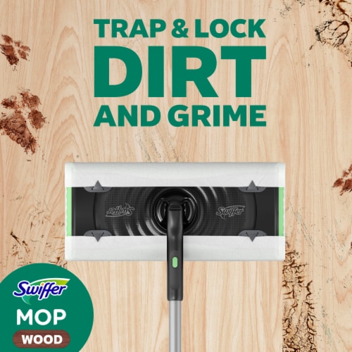 Swiffer Sweeper Wet Wood Floor Mopping Cloths Perspective: right