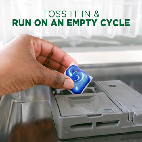 Cascade Platinum Dishwasher Cleaner Perspective: right