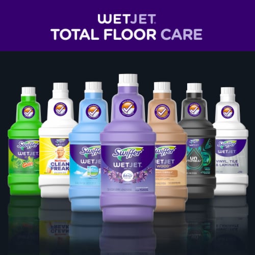 Swiffer WetJet All Purpose Multi Surface Floor Cleaning Solution Perspective: right