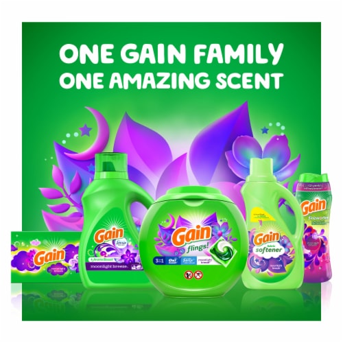 Gain Fireworks Moonlight Breeze In-Wash Scent Booster Beads Perspective: right
