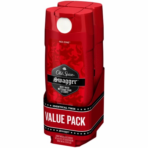 Old Spice Red Zone Swagger Body Wash Perspective: right