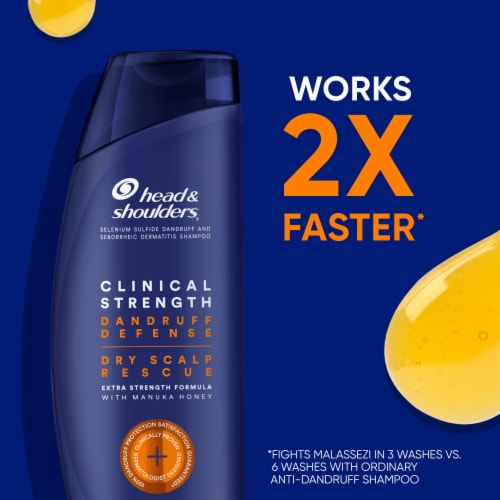 Head and Shoulders Clinical Dandruff Shampoo, Dry Scalp Rescue Perspective: right