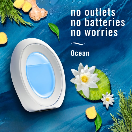 Febreze Odor Fighter Ocean Scent Small Spaces Air Freshener Perspective: right