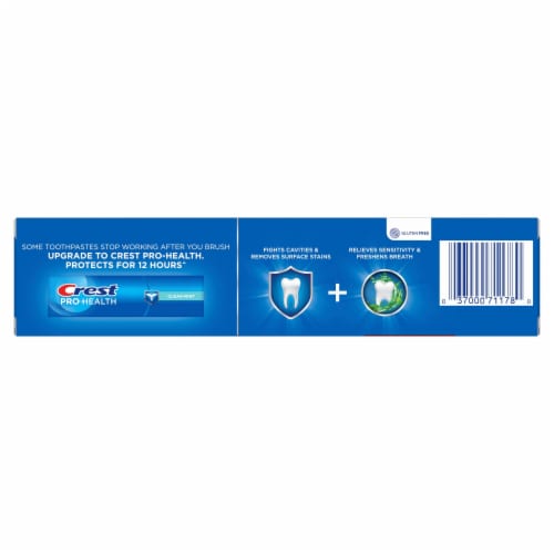 Crest Soothing Mint Flavor Premium Plus Sensitive Toothpaste Perspective: right