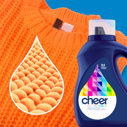 Cheer Colorguard Fresh Clean Scent Liquid Laundry Detergent Perspective: right