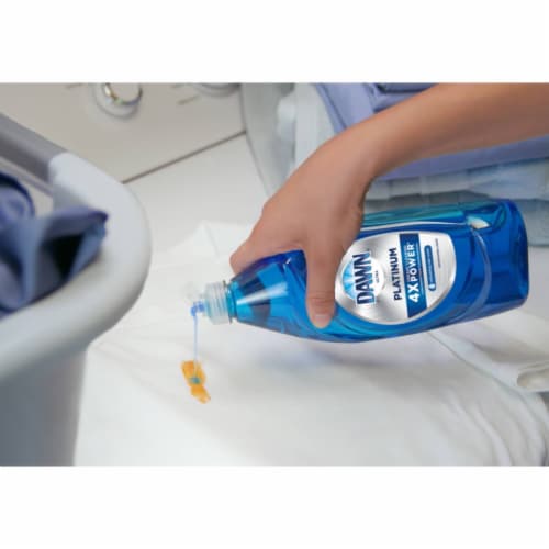 Dawn Platinum Refreshing Rain Scent Dishwashing Liquid Dish Soap Perspective: right