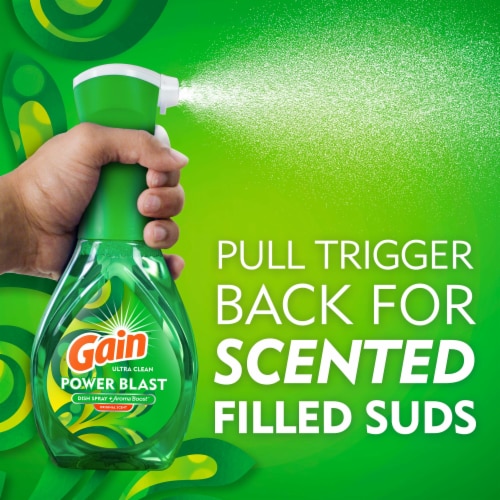 Gain Dish Spray Original Scent Dish Soap Starter Kit Perspective: right