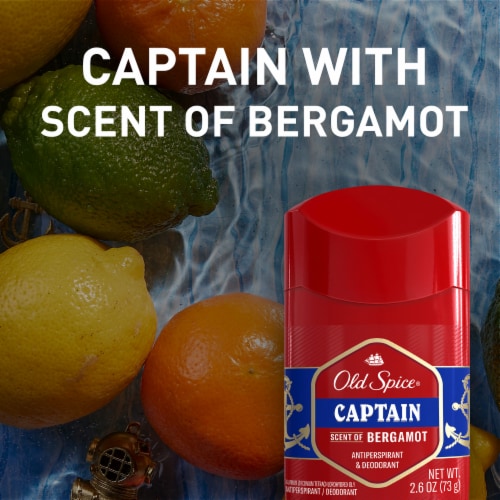 Old Spice Red Collection for Men Antiperspirant Deodorant Invisible Solid Captain Scent 1-Pack Perspective: right