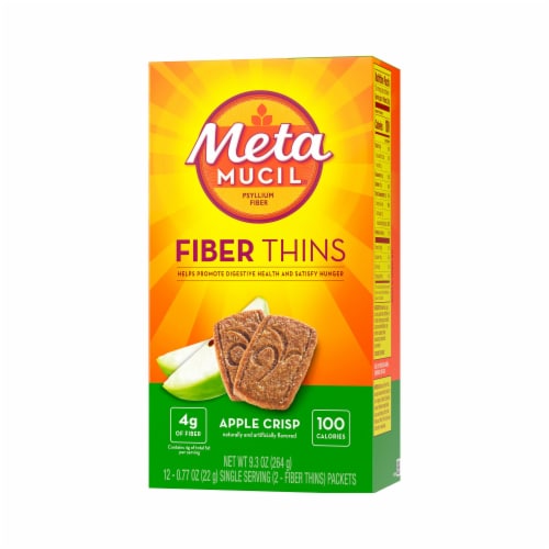 Metamucil® Apple Crisp Fiber Thins Perspective: right