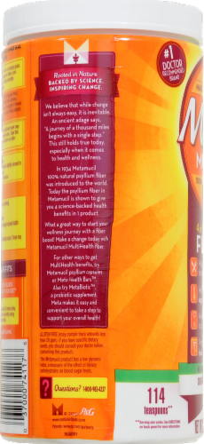Metamucil 4-in-1 Psyllium Fiber Supplement Perspective: right