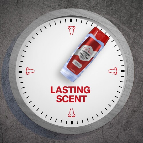Old Spice Hydrowash Body Wash Smoother Swagger Perspective: right