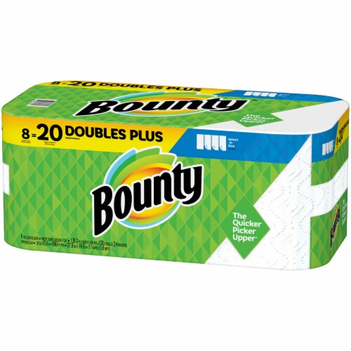 Bounty select a size double plus rolls paper towels 8 rolls fred meyer