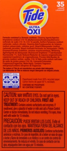 Tide® Plus Ultra Oxi Powder Laundry Detergent Perspective: right
