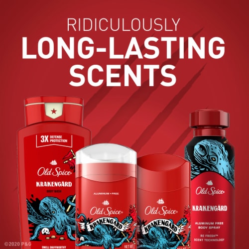 Old Spice® Men Wild Krakengard Scent Body Wash Perspective: right