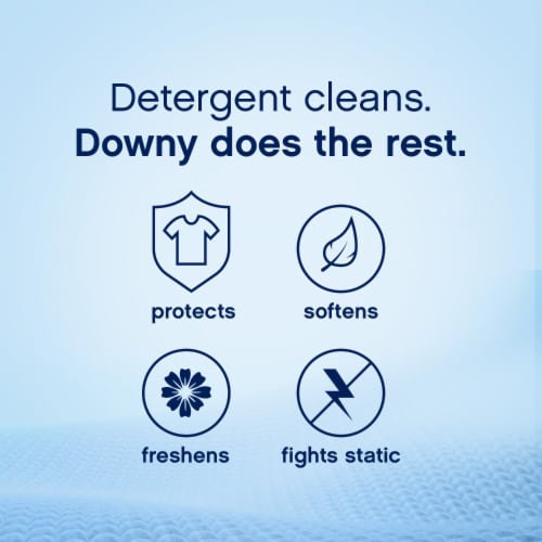 Downy Ultra Cool Cotton Liquid Fabric Conditioner Fabric Softener Perspective: right