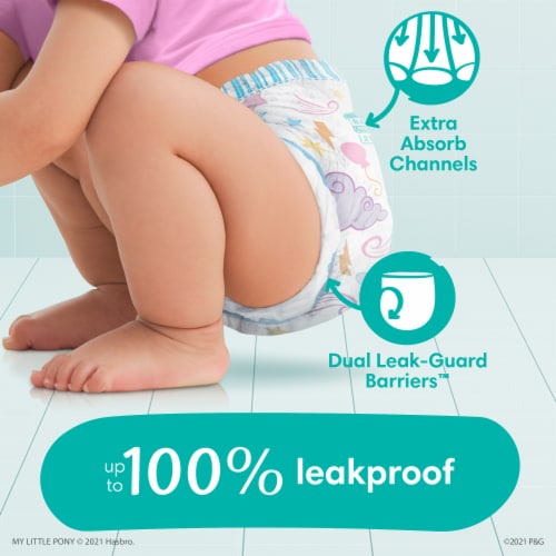 Pampers Easy Ups Girls Training Underwear 2T-3T Perspective: right