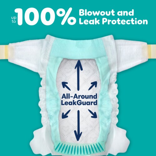 Pampers Swaddlers Baby Diapers Size 4 (22-37 lbs) Perspective: right