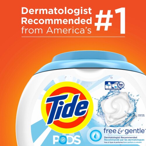 Tide PODS Free & Gentle Liquid Laundry Perspective: right