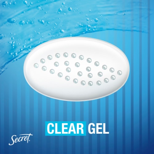 Secret Outlast Unscented Clear Gel Antiperspirant Deodorant Perspective: right