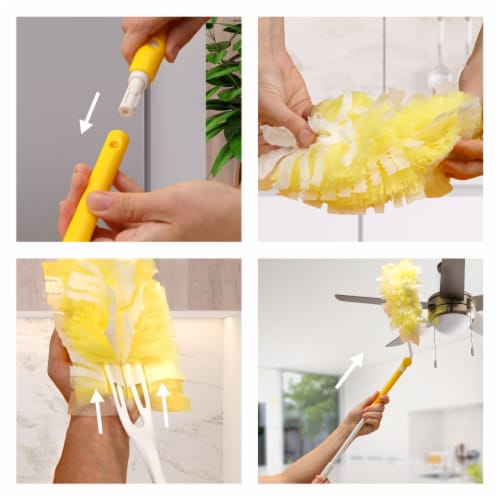 Swiffer Dusters Heavy Duty 3 ft Extendable Handle Dusting Kit (1