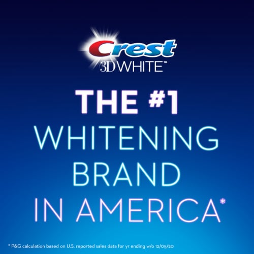 Crest Icy Clean Mint 3D White Stain Eraser Teeth Whitening Toothpaste Perspective: right