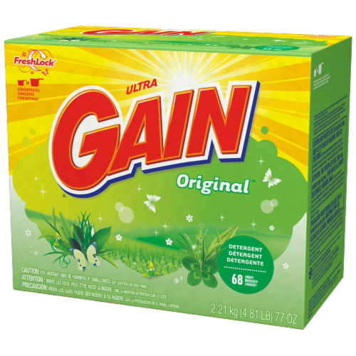 Ultra Gain Powder Laundry Detergent Perspective: right