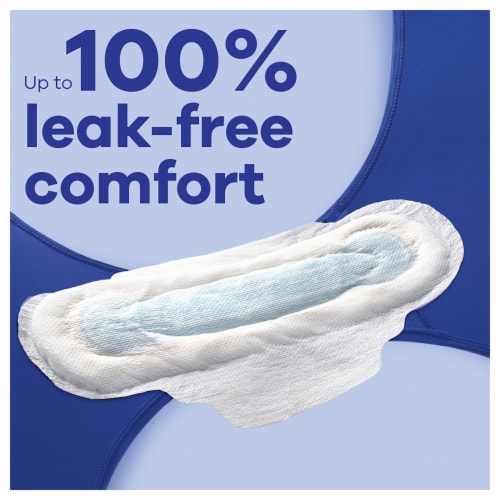 Always® Leak-Free Comfort Super Long Maxi Pads Perspective: right