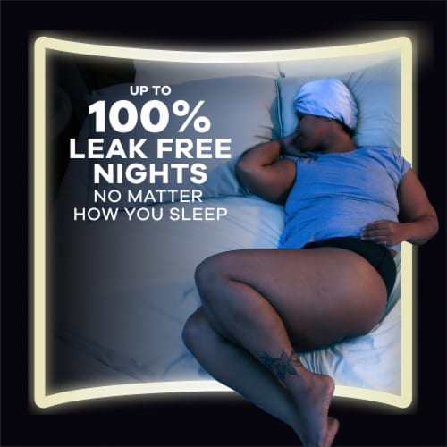 Always ZZZ Disposable Period Underwear Overnight Absorbency Size S/M Perspective: right