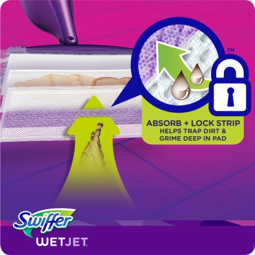 Swiffer WetJet Spray Mop Refill Wipes for All Floor Types