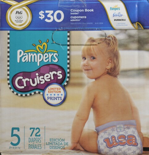 Pampers Cruisers Size 5 Diapers Perspective: right