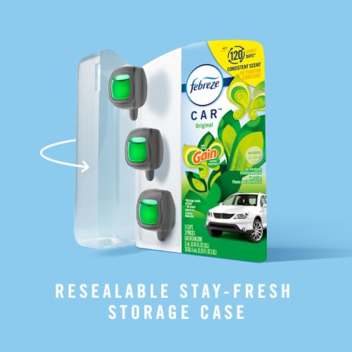 Febreze Car™ Gain Original Auto Air Freshener Perspective: right