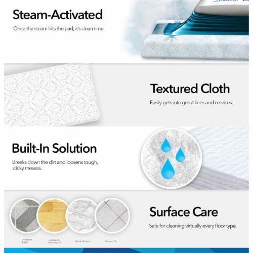Swiffer Bissell Steamboost Open Window Fresh Scent Steam Mopping Cloths Perspective: right